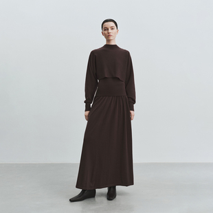 Dekashell迪卡轩简约时尚半身裙W121130