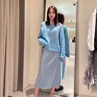 TKY SHOP 女士优雅简约半身裙10H1SA09D011