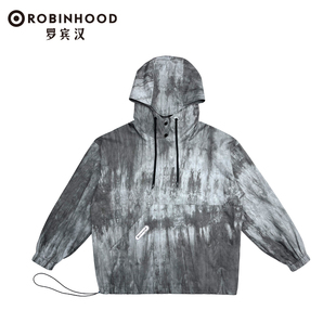 罗宾汉连帽半高领卫衣套头上衣时尚廓形6123002