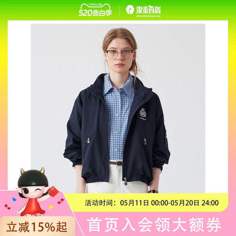 TeenieWeenie小熊女装外套2025夏季休闲户外轻薄上衣