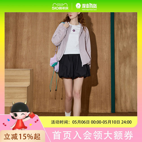 coolhut连帽衣轻薄款外套2025夏季女式上衣宽松休闲薄款