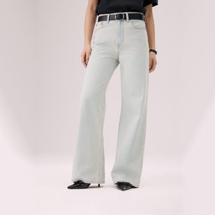 0067 A6081 Levi s李维斯26年春夏女士高腰阔腿牛仔裤