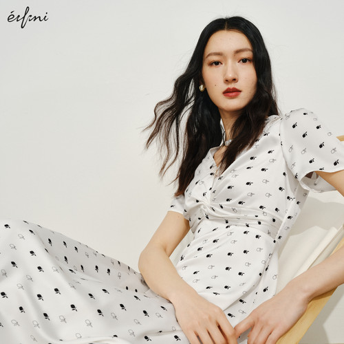 伊芙丽女士优雅时尚连衣裙1F4490681