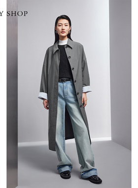 TKY SHOP高腰牛仔长裤女 裤子10H1OA08P122