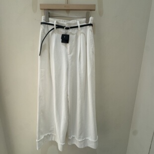 本涩宽折边九分裤 F1797C02