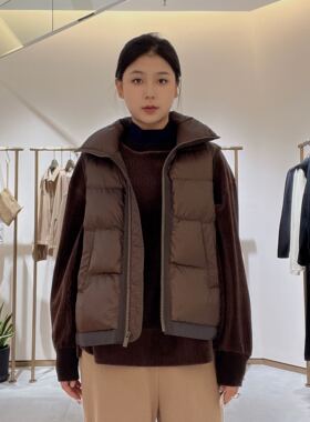 LANAFAY女士简约时尚羽绒马甲L4DA18