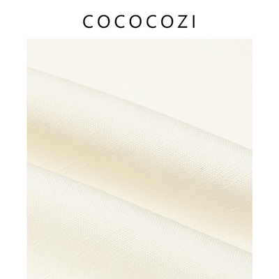 COCOCOZI一手长气质西装领简约通勤女士外套241CO079WT