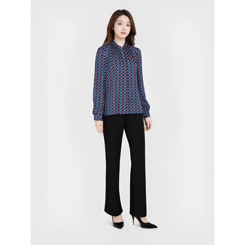 玖姿/JUZUI 长袖衬衫JWEQ60107