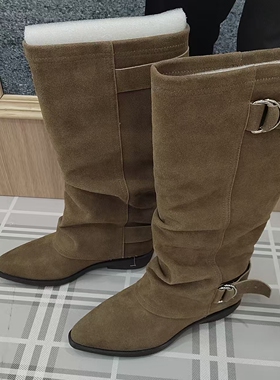 索菲娅瘦瘦靴长靴女靴裤管靴骑士靴长筒靴子SFD4117401