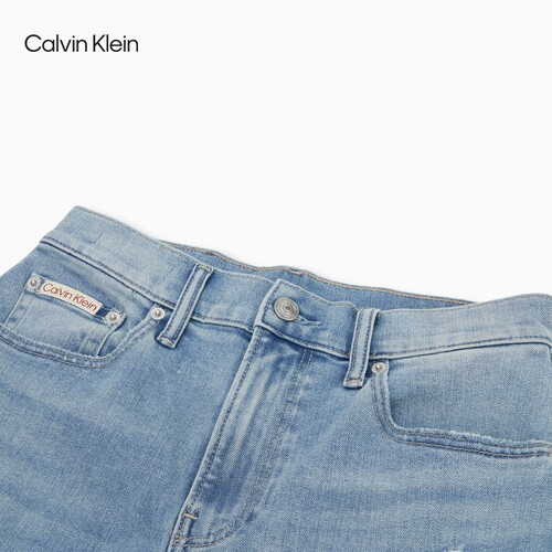 CK Jeans25春夏女士美式复古微弹洗水宽松阔腿牛仔裤47AB737