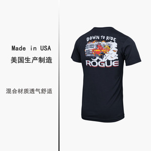 美国ROGUE运动休闲透气速干排汗健身撸铁训练短袖t恤欧美码大号