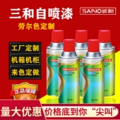 三和手摇自喷漆劳尔色 7035RAL7032机电箱机柜文件柜修补油漆特价