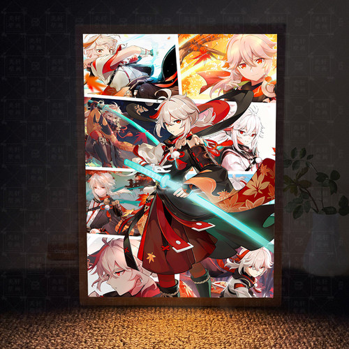 圆肾枫原万叶周边灯光画送朋友生日礼物手办谷子电竞房间小夜灯