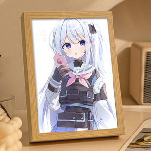 蔚蓝档案月雪宫子周边灯光画电竞房手办谷子送朋友生日礼物小夜灯