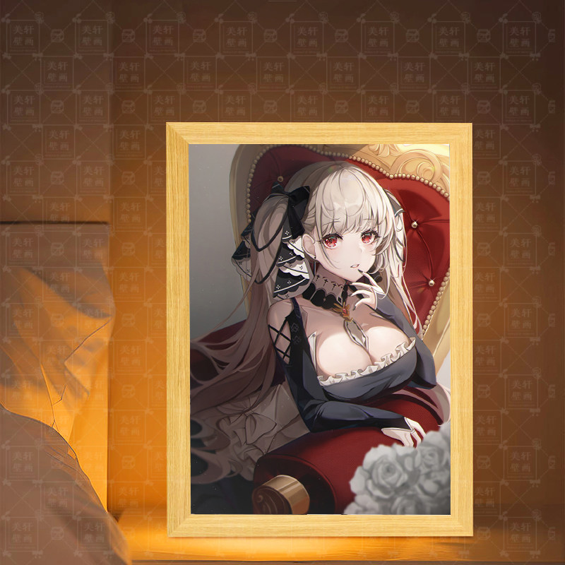 蔚蓝档案可畏周边灯光画蓝牙音箱音响手办摆件镜子相框小夜灯装饰