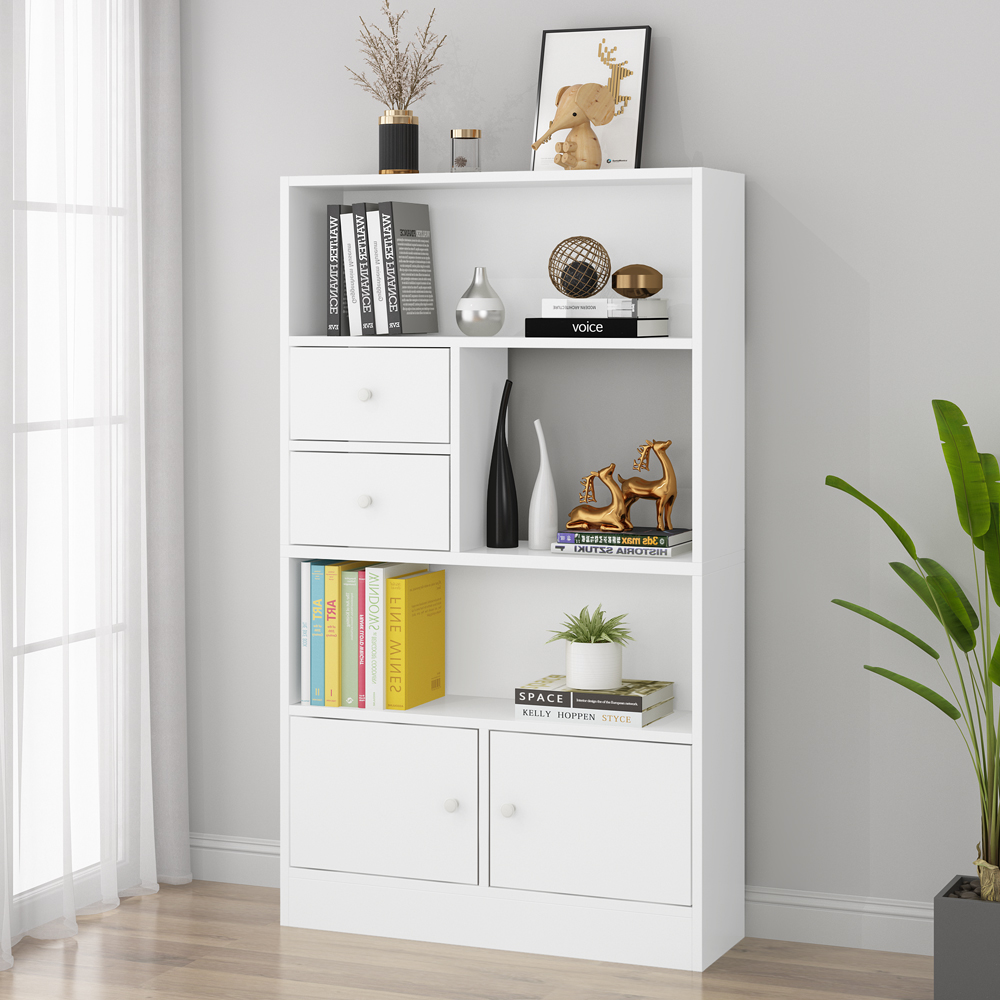 书架落地简约卧室收纳小柜子家用