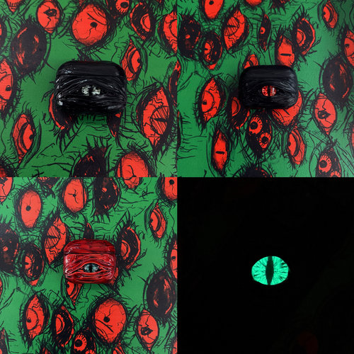 手工定制立体暗黑风耳机壳