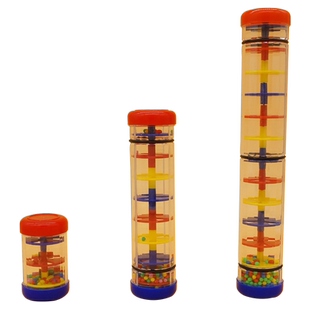 奥尔夫雨声器响筒雨声器乐器雨声沙漏响筒彩虹棒模拟玩具亲子教具