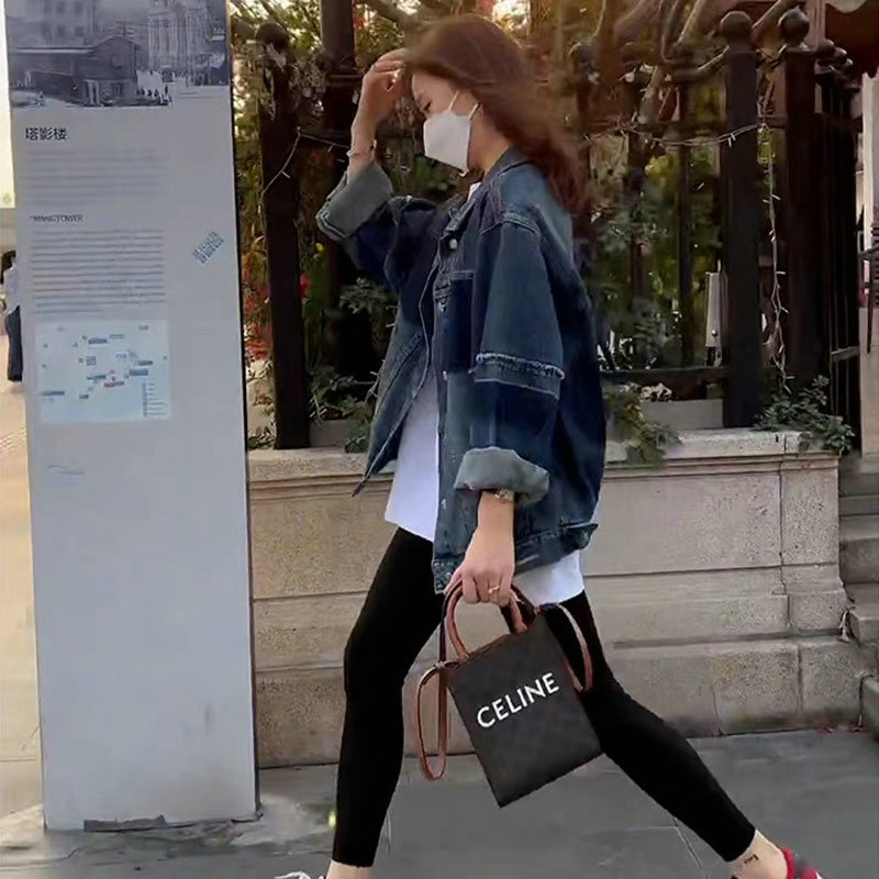 高级感休闲短款百搭小个子牛仔衣