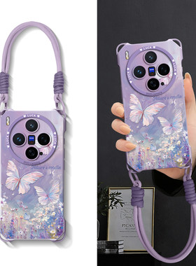 适用vivox300手机壳新款女挂绳