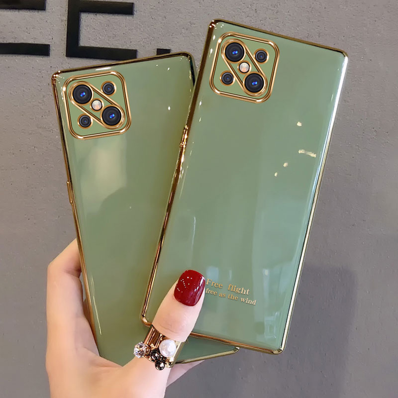 OPPOa92s手机壳全包镜头a92s新品5g新款防摔抖音同款超薄opp0套保护硅胶软边oppa女oopp潮牌PDKM00网红金边