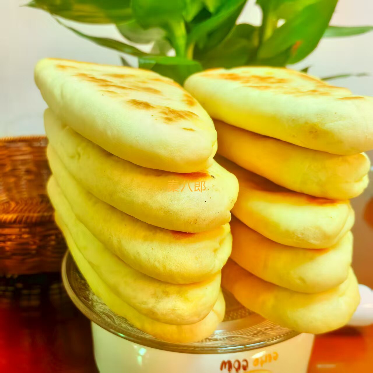 油酥饼三角饼烧饼水盆羊肉泡馍饼手工烧饼家用商用烧饼牛舌饼