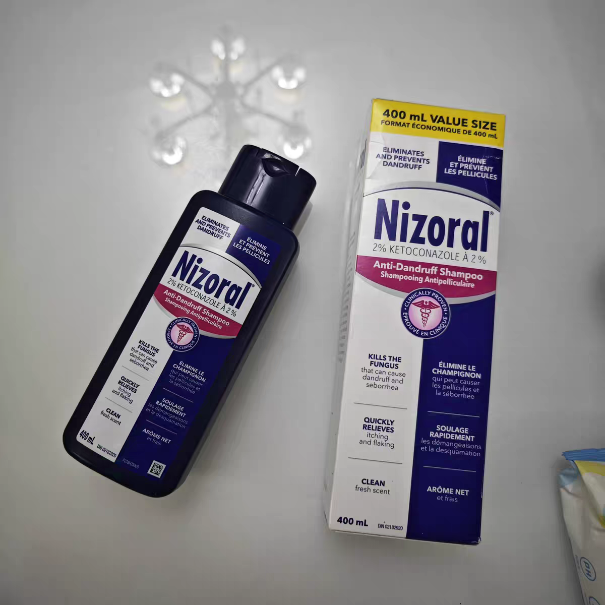 新版Nizoral仁山利舒去屑止痒洗发露洗发水400ml 大包装