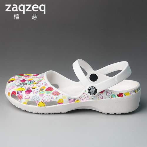 檀赫印花ZaqZeq手术室拖鞋护士