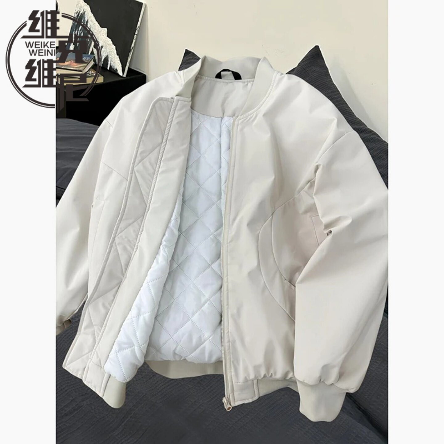 ma1飞行员夹克男士秋冬夹棉加厚棉衣美式潮牌休闲帅气棒球服外套