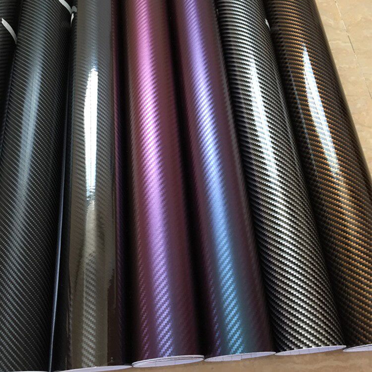 汽车碳纤黑改色膜引擎盖贴膜 车顶膜后视镜中网亮黑贴纸内饰装饰