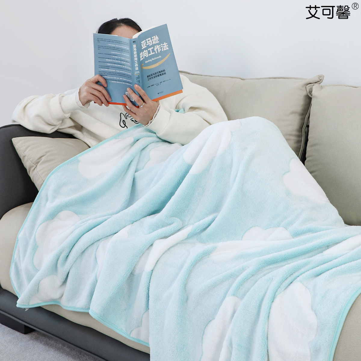 单层薄毛毯子午睡毯学生宿舍盖毯珊瑚法兰绒空调午休毯2026夏季