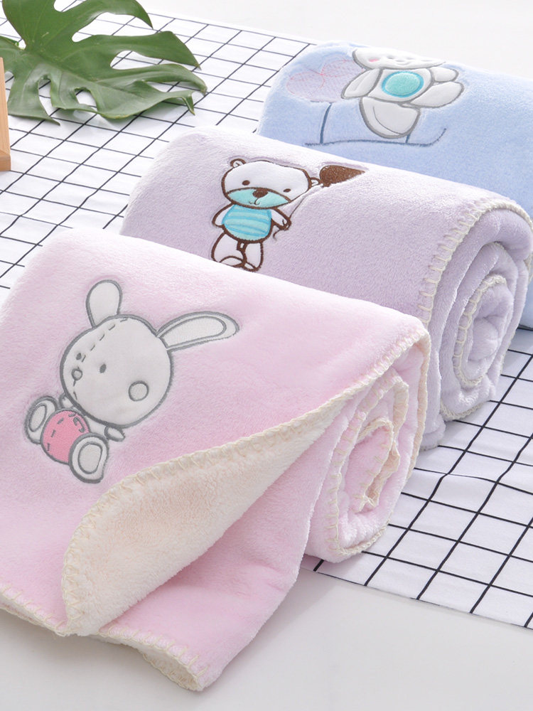 小毛毯绒薄款双层毛毯夏季单人学生教室女盖腿毯办公室午睡小毯子