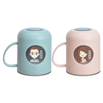 磁吸倒置沥水亲子洗漱杯刷牙杯