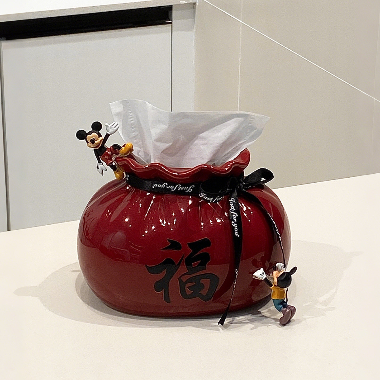 【新家100个快递】福袋陶瓷纸巾盒客厅高级感餐巾纸盒用茶几摆件,家居饰品,装饰纸巾盒,淘宝优惠券,粉丝福利购,淘宝优惠卷