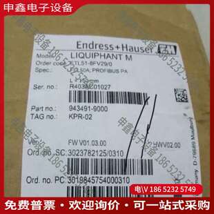 8FV29 H音叉开关FTL51 请询价:恩德斯豪斯E