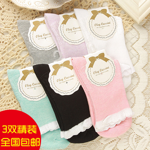 3双包邮 春秋夏款松口产妇袜 精梳纯棉秋季月子袜秋装全棉孕妇袜
