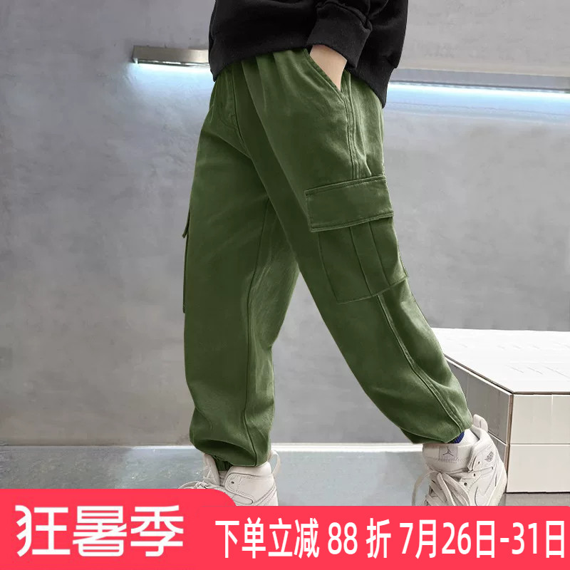 男童长裤工装裤中大童
