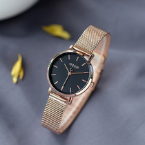 Authentic 2019 new Juli watch female student simple steel band fashion ultra thin waterproof quartz Lady Watch