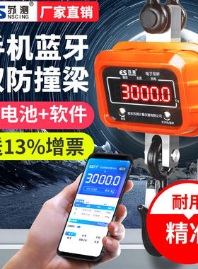 德国苏测电子吊秤3吨吊称5t吊勾电子称2行车秤电子秤吊磅10吊钩秤