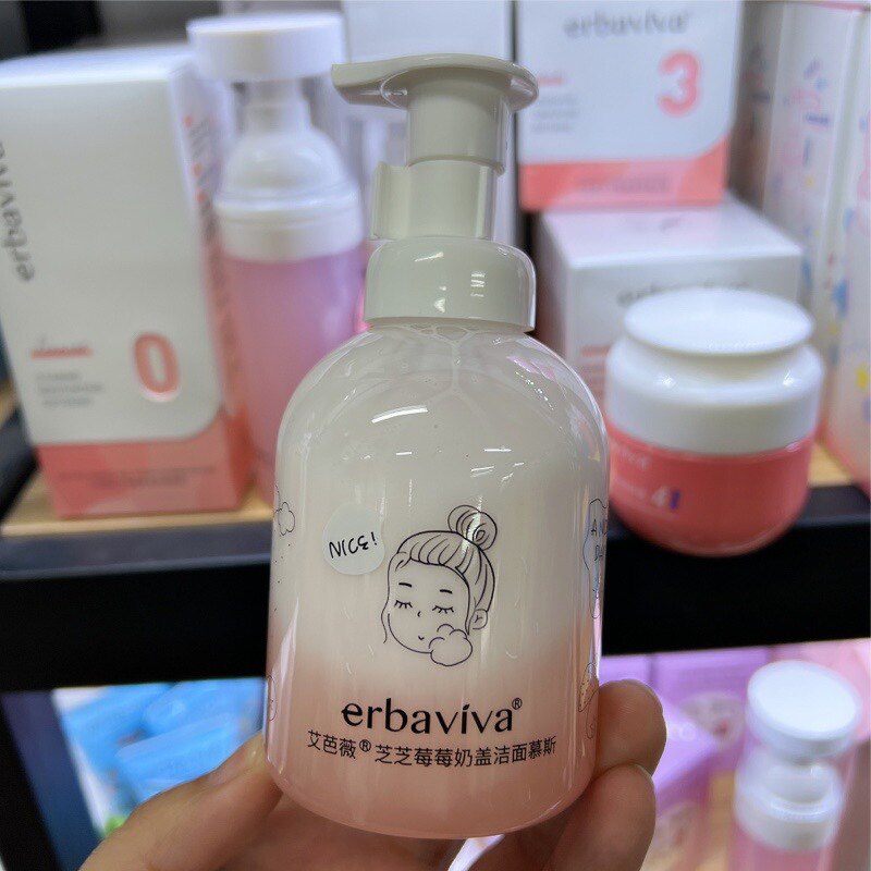 氨基酸清洁修护泡泡慕斯erbaviva图片