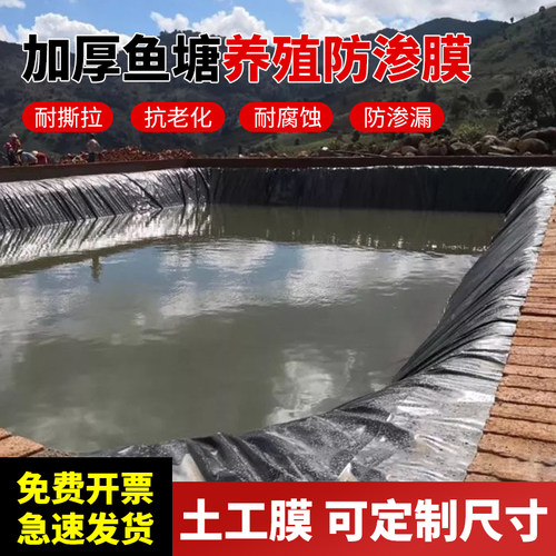 进口全新料鱼塘防渗膜加厚耐磨
