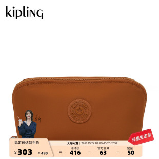 kipling女新款轻便帆布精致时尚背包休闲出游女迷你手拿包化妆包