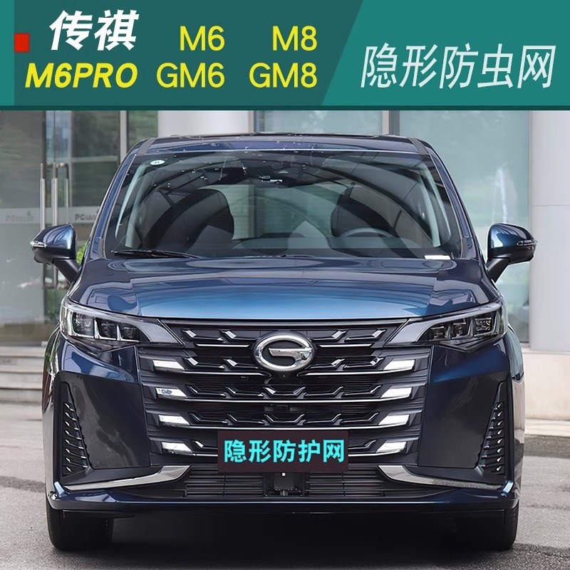 适用于广汽传祺M6 M8防虫网传祺GM8 m6Pro水箱中网保护网