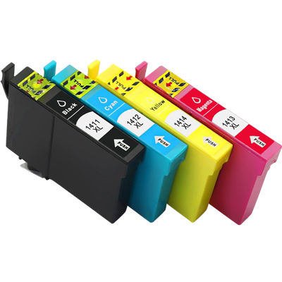 MAG适用爱普生141墨盒T1411 ME33 ME35 ME330 ME350 ME 535 560W 570W 620F 900WD 960FWD WF-7521油墨水盒