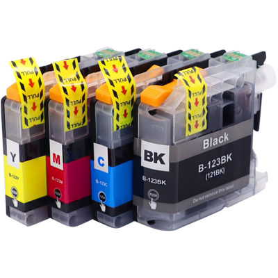 MAG适用兄弟MFC-J245 J650dw J6720dw打印机墨盒J4510DW J4610DW J4710DW J470 J6920 J870DW油墨水盒LC123BK