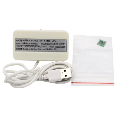 MAG适用爱普生T6193维护箱解码器T3070 5070 7070 3270 5270保养墨盒T7270 3000 5000 7000 3080废墨仓复位器
