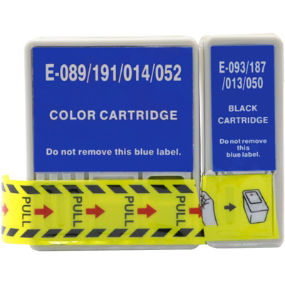 MAG适用爱普生T050墨盒T051黑色T053彩色T052墨盒Epson Stylus Photo700/710/720/750/ EX/EX2/EX3 ip100油墨