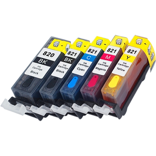 MAG适用佳能IP3680 IP3600彩色喷墨打印机820 821填充连供墨盒iP4680 iP4760 MP648/628/638/545/568/558墨盒