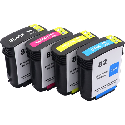 MAG适用惠普82号墨盒hp82墨盒CH565A黑色 111 HP510墨水盒hp10 11墨盒C4844A黑色K500 800 1000绘图仪墨水盒