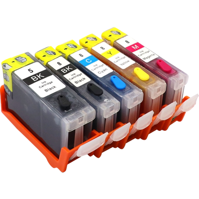 MAG适用 佳能PGI-5 CLI-8墨盒Canon ix4000 5000 ip4200 4300 4500 MP5000 MX700打印机填充连供墨盒3300墨水